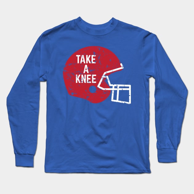 Take A Knee Long Sleeve T-Shirt by PodDesignShop